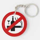 GEEN rookalcohol ⚠ Thaise ⚠ Sleutelhanger (Achterkant)