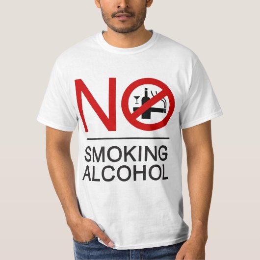 GEEN rookalcohol ⚠ Thaise ⚠ T-shirt (Voorkant)