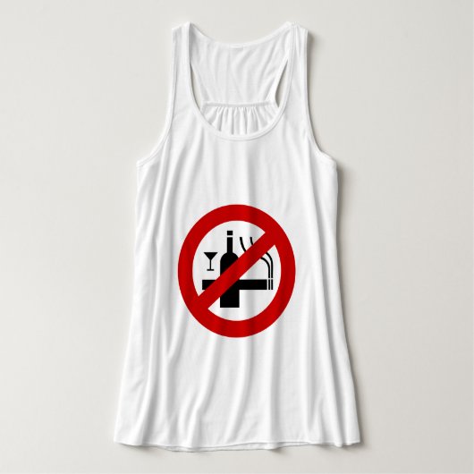 GEEN rookalcohol ⚠ Thaise ⚠ Tanktop (Design voorkant)