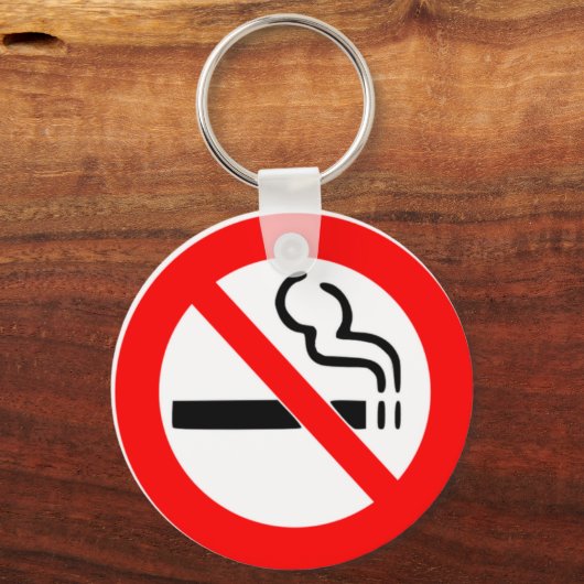 GEEN ROOKBEELD - ROKEN VERBODEN SLEUTELHANGER (Voorkant)