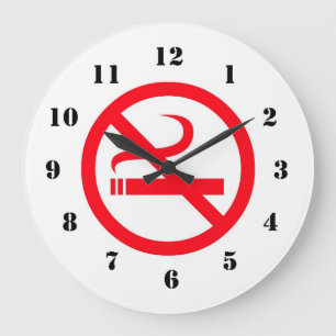 Geen rookklok grote klok