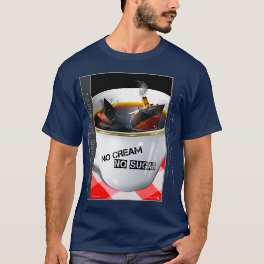 Geen room geen suiker t-shirt (Voorkant)