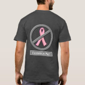 Geen roze linten meer! Poster Canvas tas T-shirt (Achterkant)
