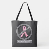 Geen roze linten meer! Poster Tote Bag (Achterkant)