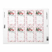Geen roze  Van tot en met Kerstmis Etiket (Full Sheet)
