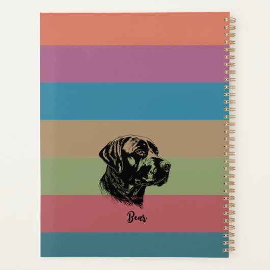 Geen Ruff Days met mijn Lab Labrador Retriever Planner (Achterkant)