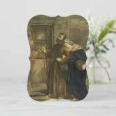 Geen ruimte bij de  Fancy kerstbeknichting van Inn Feestdagenkaart (Staand voorkant)