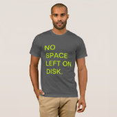 Geen ruimte links op T-shirt schijf (Voorkant volledig)