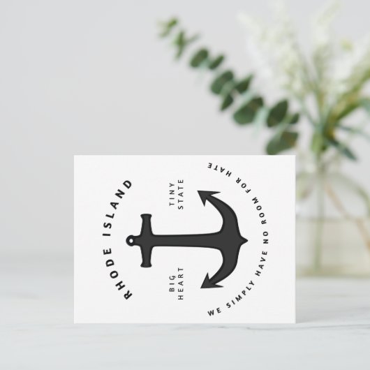 Geen ruimte voor het Briefkaart van de Hate (Staand voorkant)