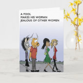 Geen ruimte voor jaloezie kaart (Gele Bloem)