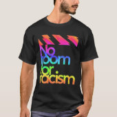 Geen ruimte voor racisme en sport t-shirt (Voorkant)