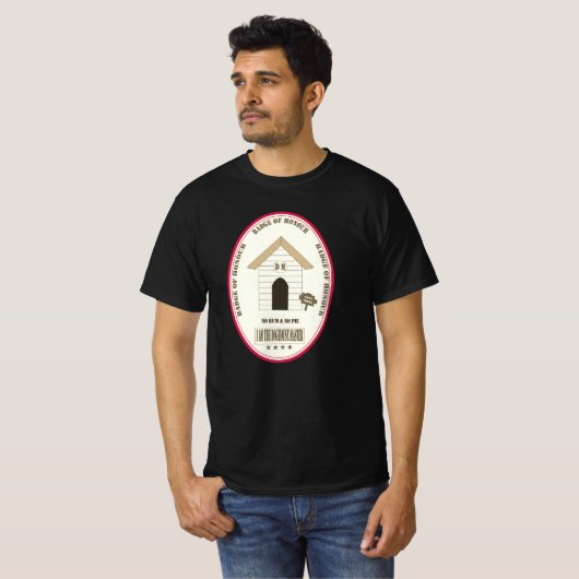 Geen rum & geen taart DoghouseMaster T-shirt (Voorkant volledig)
