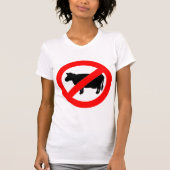 Geen rundvlees t-shirt (Voorkant)