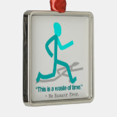 Geen Runner ooit Metalen Ornament (Rechts)