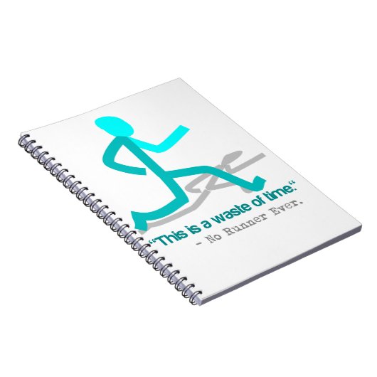 Geen Runner ooit Notitieboek (Rechterzijde)