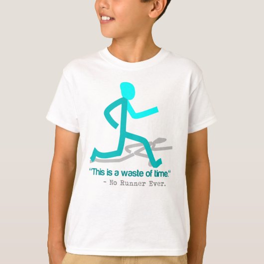 Geen Runner ooit T-shirt (Voorkant)