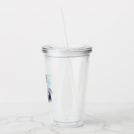 Geen rust op de schimmel acryl drinkbeker (Links)