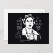 Geen rust op de schimmel briefkaart (Voorkant / Achterkant)