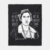 Geen rust op de schimmel fleece deken (Voorkant)