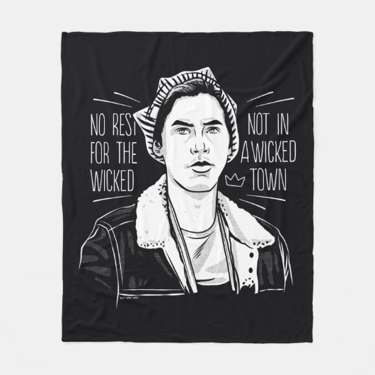 Geen rust op de schimmel fleece deken (Voorkant)