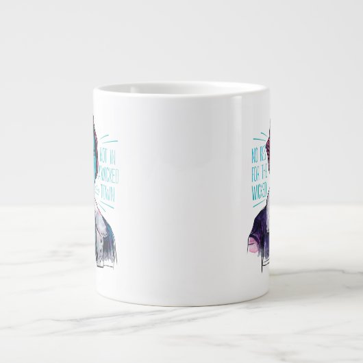 Geen rust op de schimmel grote koffiekop (Voorkant)