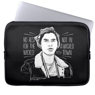 Geen rust op de schimmel laptop sleeve