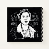 Geen rust op de schimmel notitieboek (Achterkant)