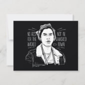 Geen rust op de schimmel notitiekaartje (Voorkant)