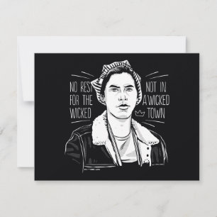 Geen rust op de schimmel notitiekaartje