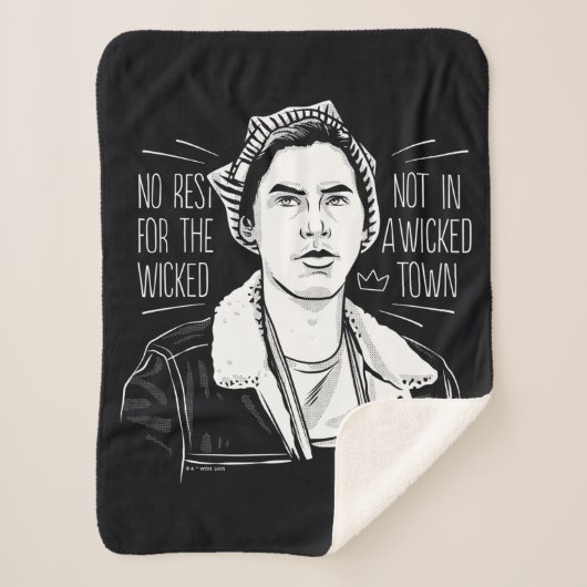 Geen rust op de schimmel sherpa deken (Voorkant)