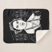 Geen rust op de schimmel sherpa deken (Voorkant (horizontaal))