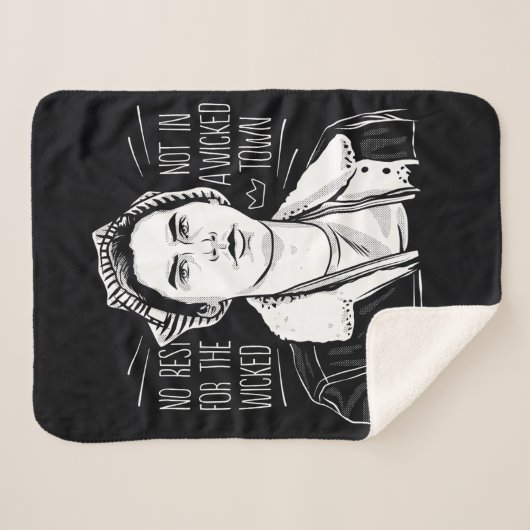 Geen rust op de schimmel sherpa deken (Voorkant (horizontaal))