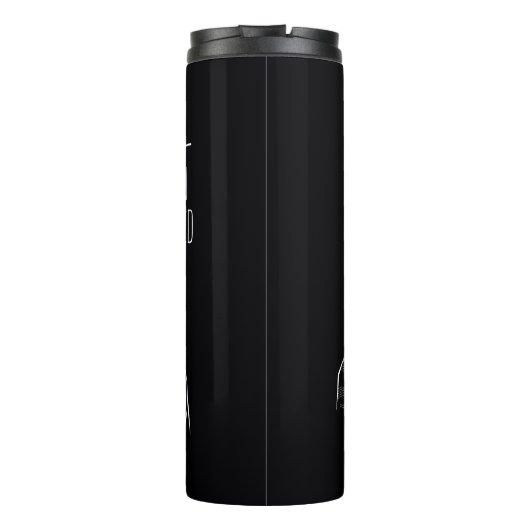 Geen rust op de schimmel thermosbeker (Achterkant)