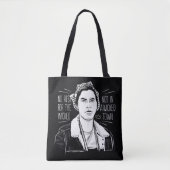 Geen rust op de schimmel tote bag (Voorkant)
