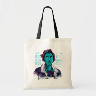 Geen rust op de schimmel tote bag