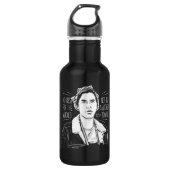 Geen rust op de schimmel waterfles  (Voorkant)