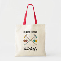 Geen rust op de Wicket Funny Croquet Thema