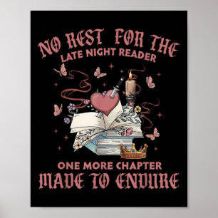 Geen-rust Voor De Laat-Nacht Lezer Nog Een Hoofdst Poster