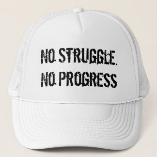 Geen ruzie. Geen vooruitgang. Trucker Hat Pet