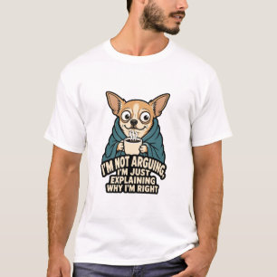 Geen ruzie makende Chihuahua T-shirt