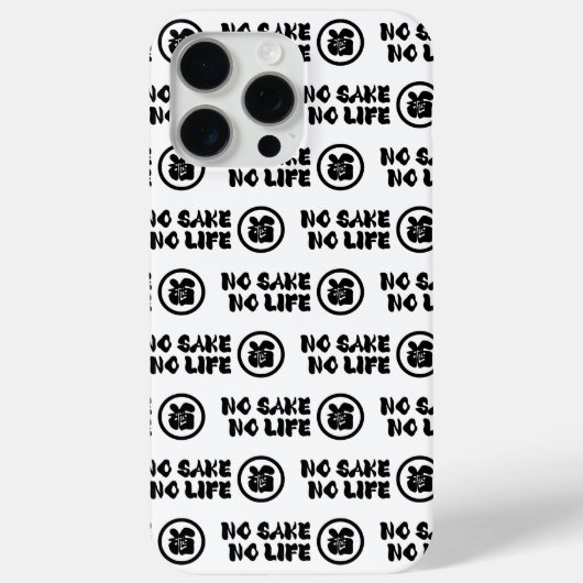 GEEN SAKE GEEN LEVEN Case-Mate iPhone CASE (Achterkant)