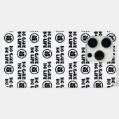 GEEN SAKE GEEN LEVEN Case-Mate iPhone CASE (Achterkant (horizontaal))