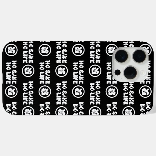 GEEN SAKE GEEN LEVEN Case-Mate iPhone CASE (Achterkant (horizontaal))