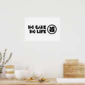 GEEN SAKE GEEN LEVEN POSTER (Keuken)