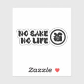 GEEN SAKE GEEN LEVEN STICKER (Vel)