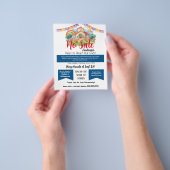 Geen SALE fondsenwerving schoolevenement Flyer (Hand)