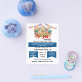 Geen SALE fondsenwerving schoolevenement Flyer (Enkel)