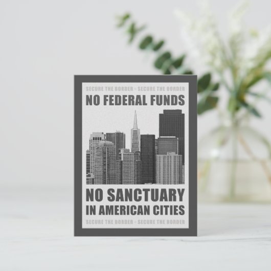 Geen sancties briefkaart (Staand voorkant)