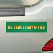 Geen sancties bumpersticker (Op auto)