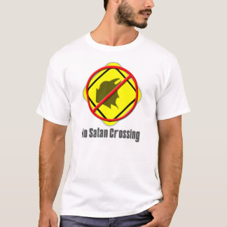 Geen Satan Crossing T-shirt